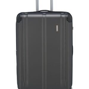 Travelite City 4-wiel trolley L 77 cm | Uitbreidbare koffer 73049 04 anthracite voorkant
