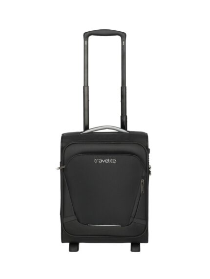 Travelite Jetpack Easy 2 Cabin 21 liter | Underseater trolley 90222 01 zwart voorkant