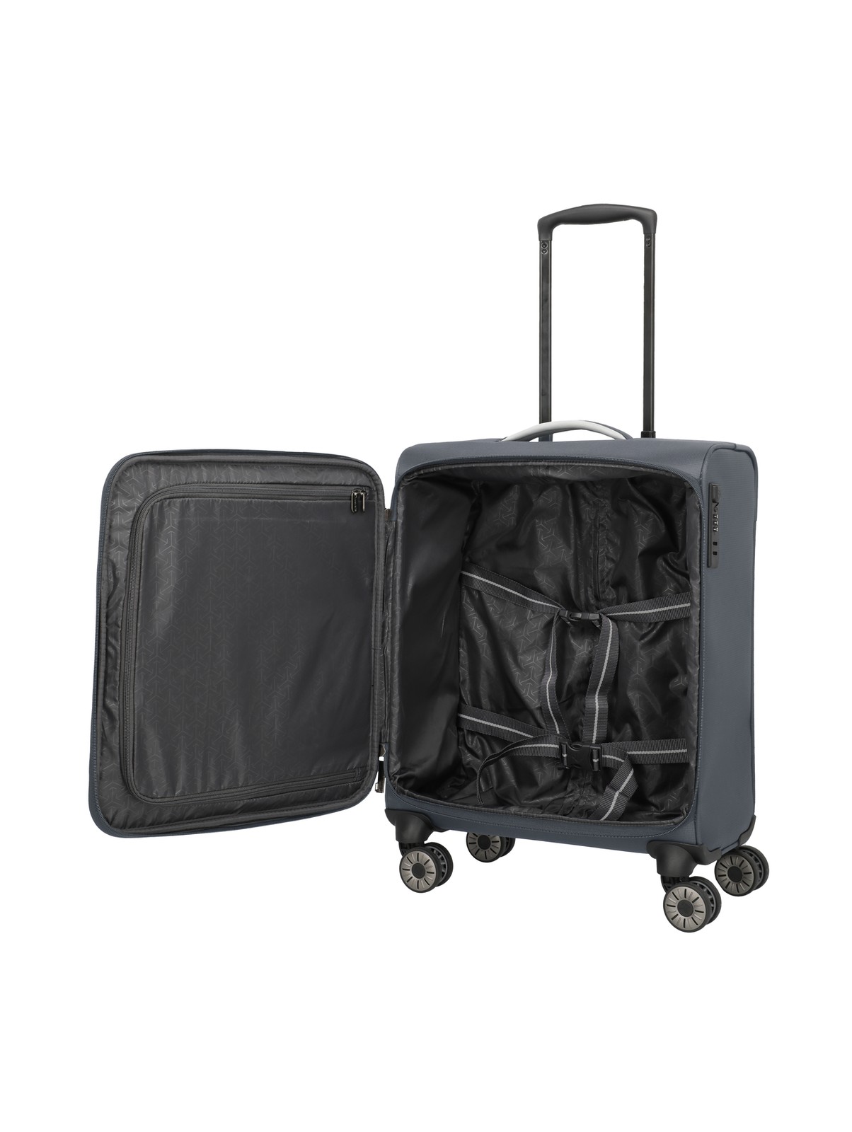 Travelite Jetpack Max handbagage spinner 55 cm | 41 liter 90219 04 anthracite binnenkant 2