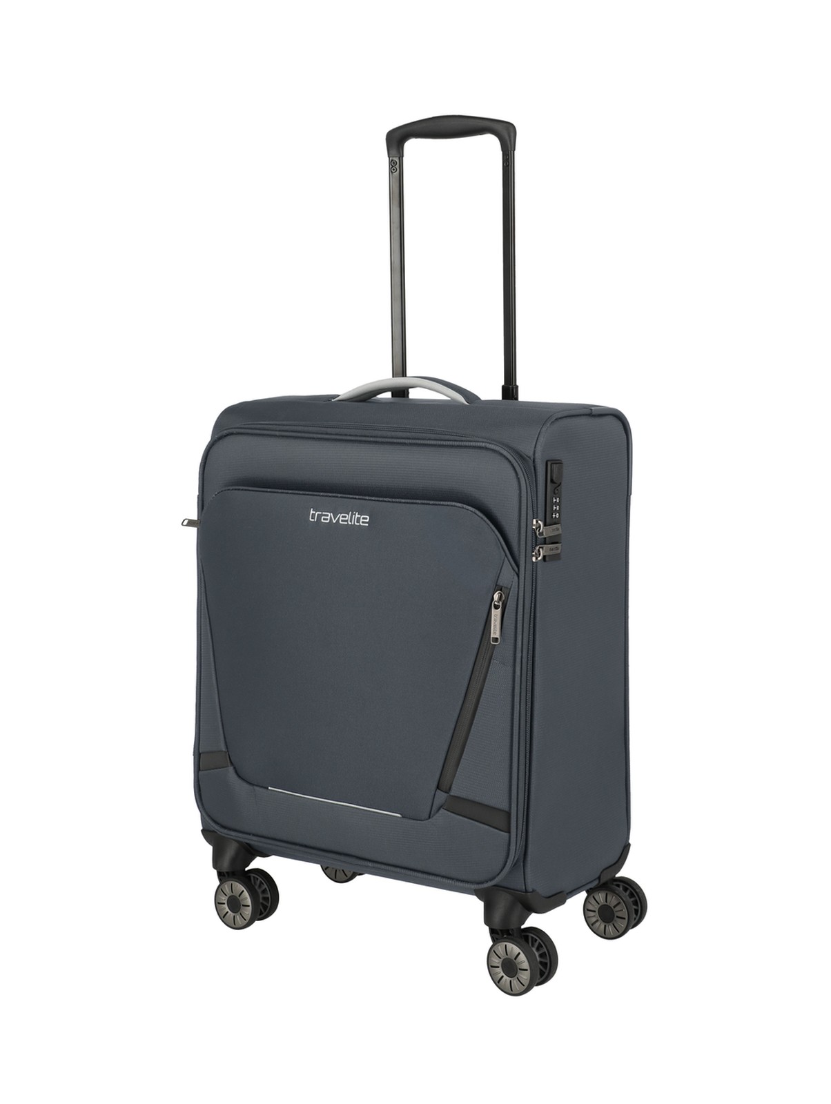 Travelite Jetpack Max handbagage spinner 55 cm | 41 liter 90219 04 anthracite schuin