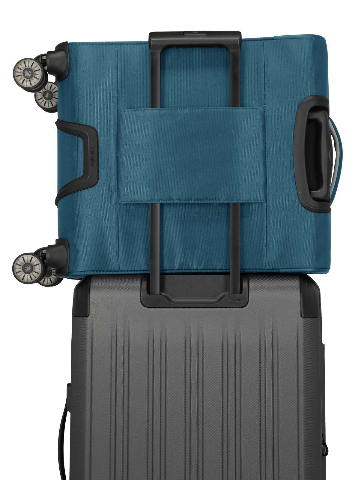 Travelite Jetpack Max handbagage spinner 55 cm | 41 liter 90219 22 petrol smartsleeve