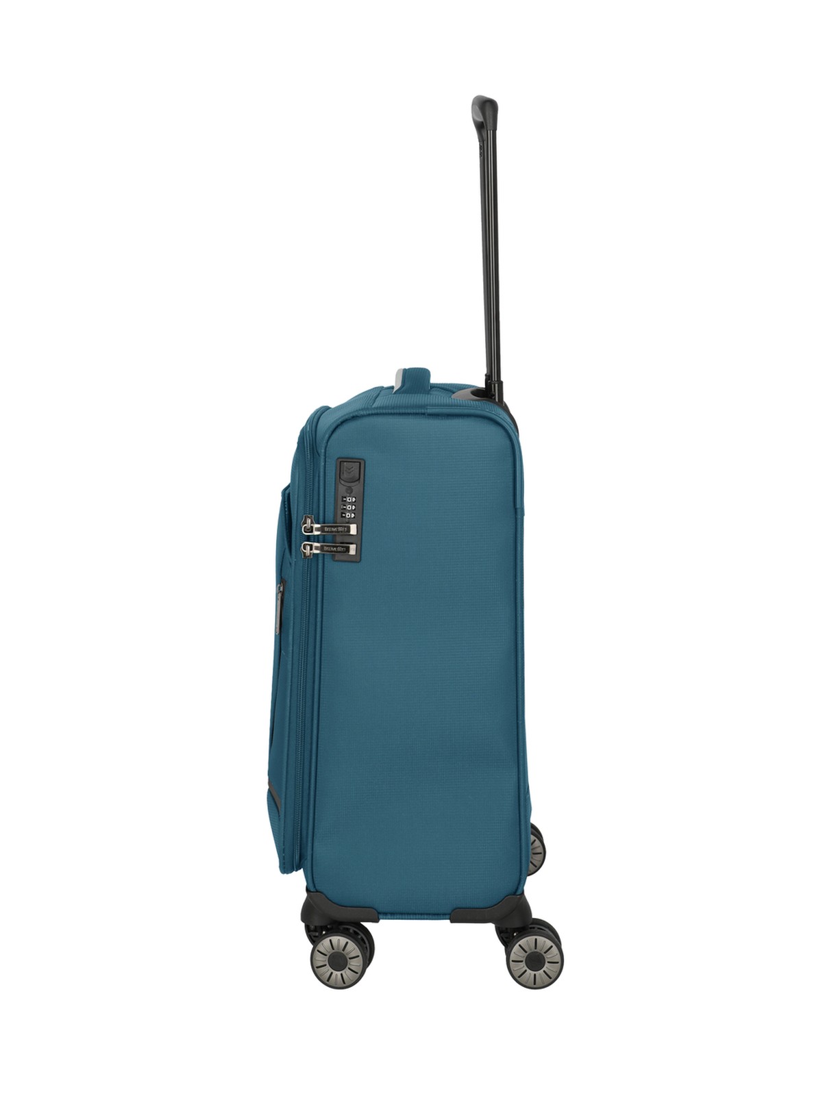 Travelite Jetpack Max handbagage spinner 55 cm | 41 liter 90219 22 petrol zijkant rechts