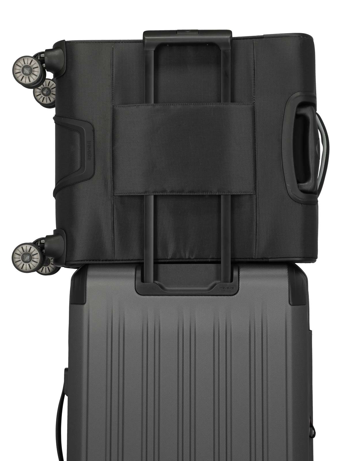 Travelite Jetpack Max handbagage spinner 55 cm | 41 liter 90219 01 zwart smartsleeve