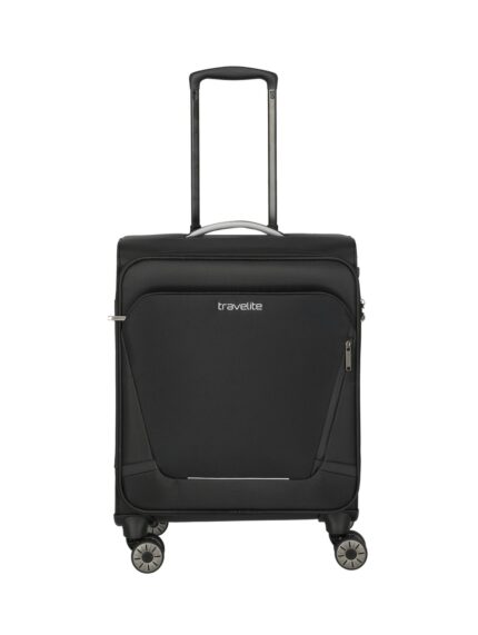 Travelite Jetpack Max handbagage spinner 55 cm | 41 liter 90219 01 zwart voorkant