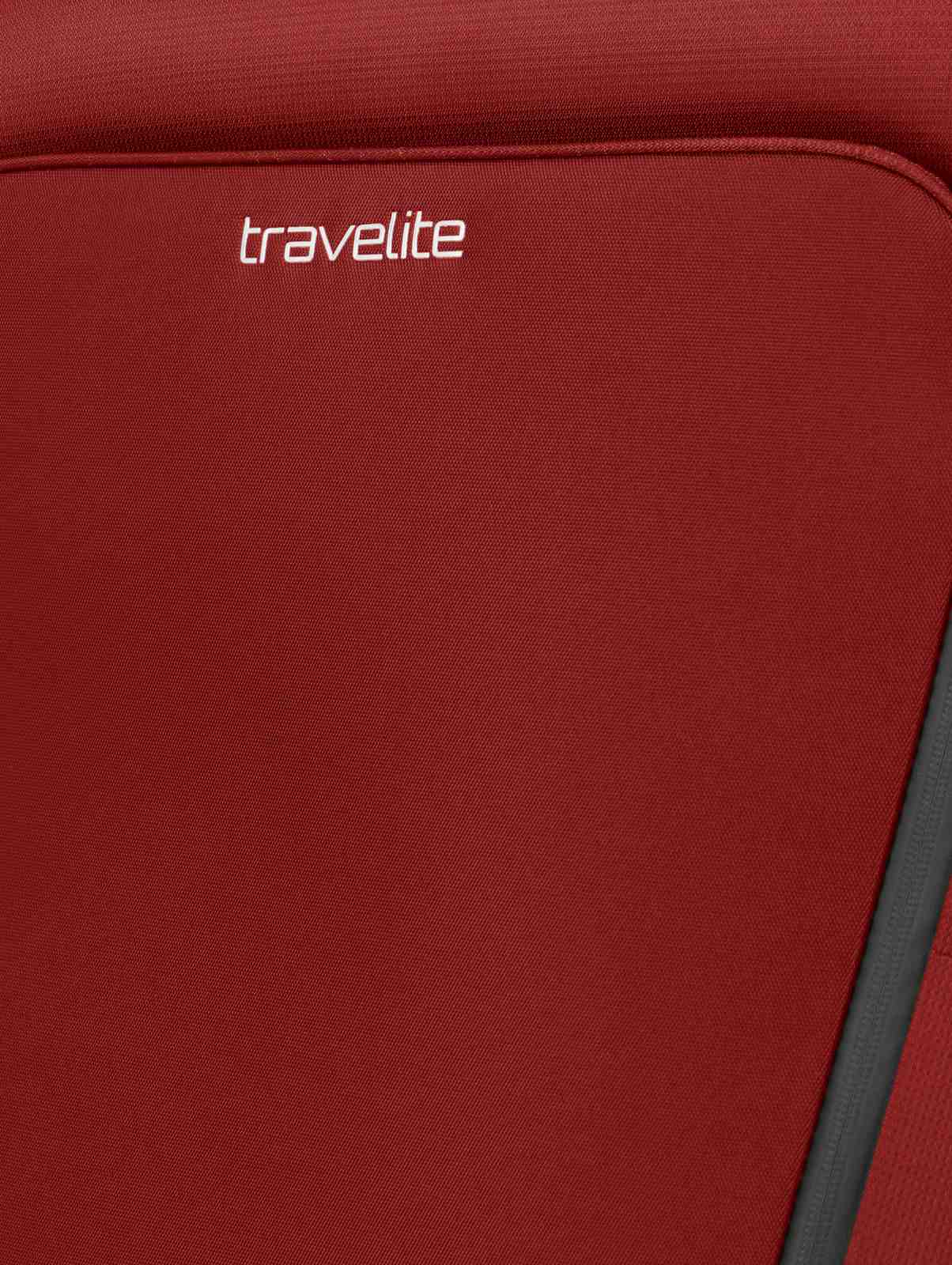 Travelite Jetpack Slim 2 Cabin 40 liter | Handbagage trolley 90224 10 rood logo