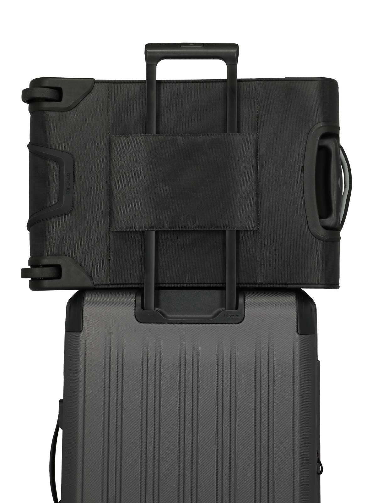 Travelite Jetpack Slim 2 Cabin 40 liter | Handbagage trolley 90224 01 zwart smartsleeve