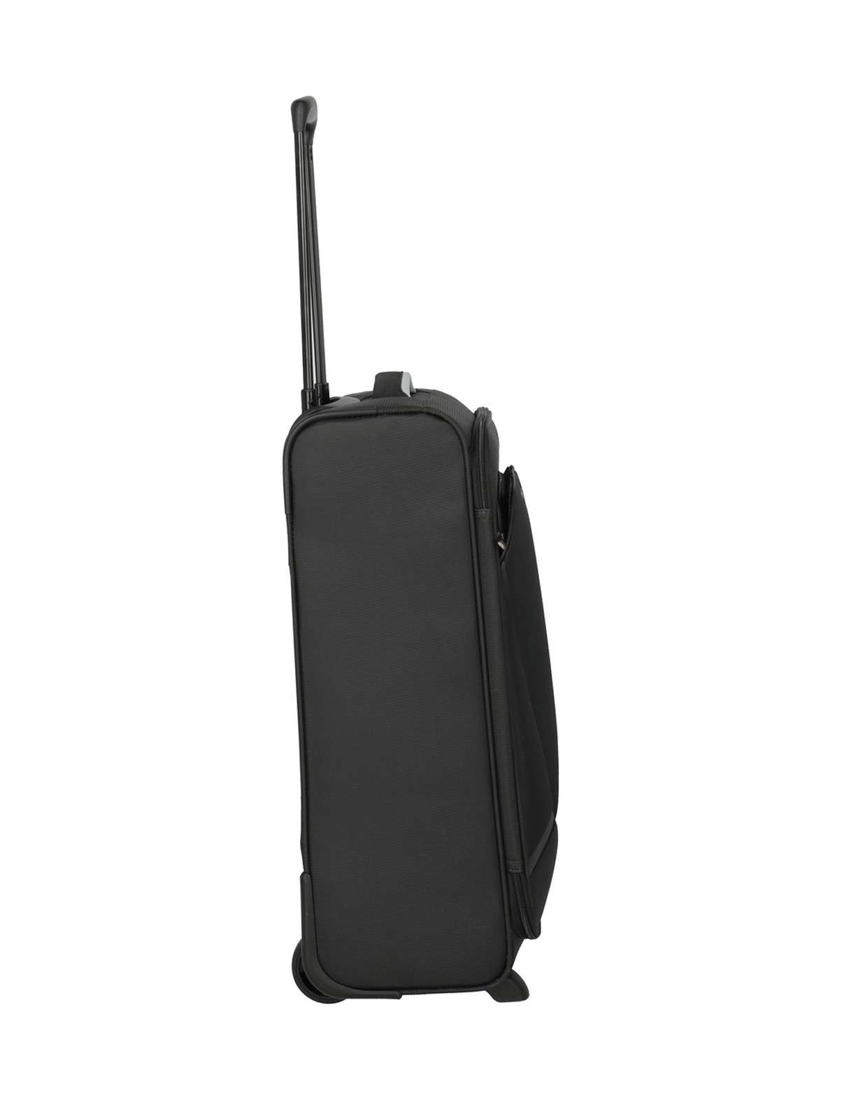 Travelite Jetpack Slim 2 Cabin 40 liter | Handbagage trolley 90224 01 zwart zijkant links