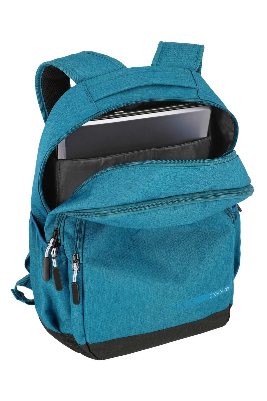 Travelite Kick Off Backpack L 22 liter | Rugzak 6918 22 petrol binnenkant