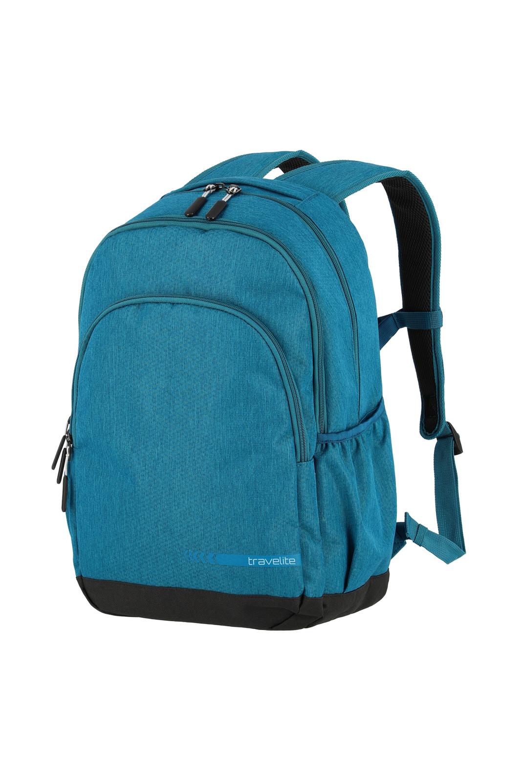 Travelite Kick Off Backpack L 22 liter | Rugzak 6918 22 petrol schuin