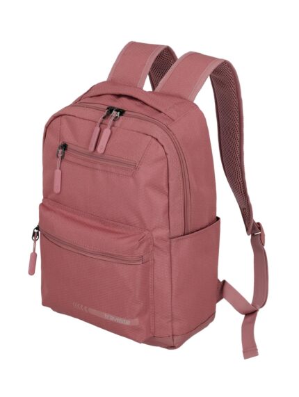 Travelite Kick Off Backpack M 17 liter | Rugzak 6917 14 rosé schuin