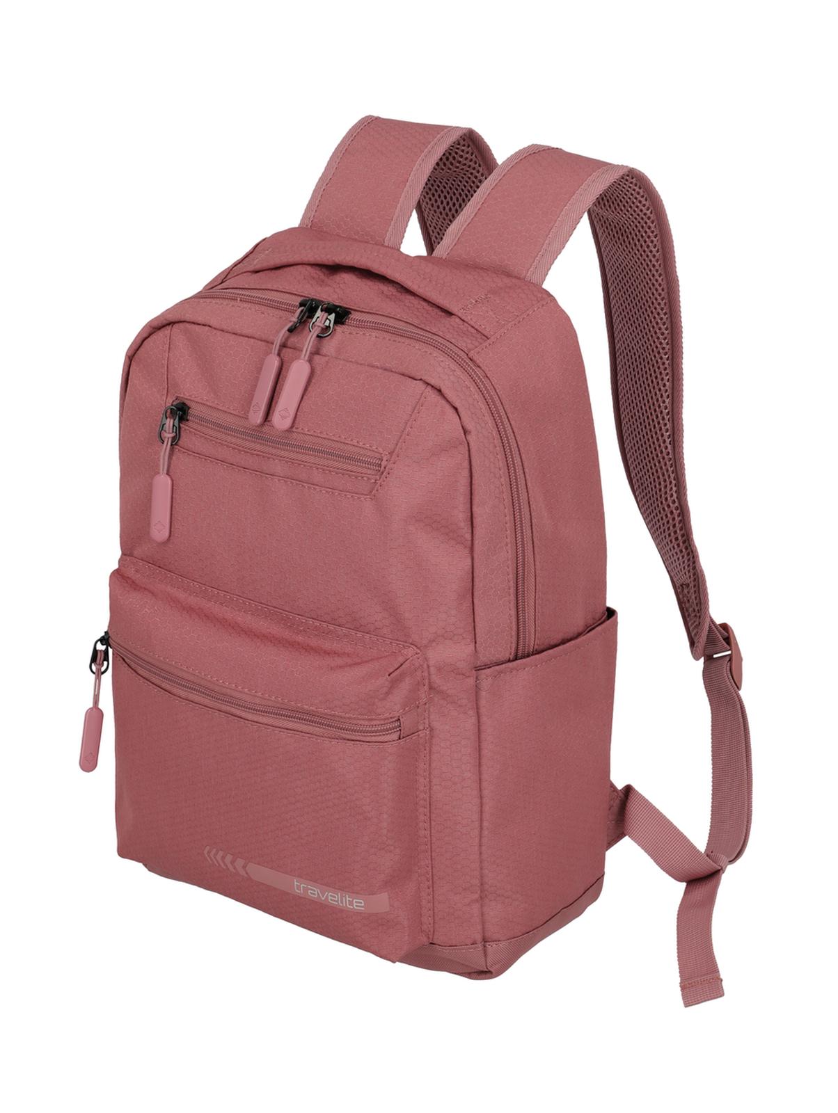 Travelite Kick Off Backpack M 17 liter | Rugzak 6917 14 rosé schuin