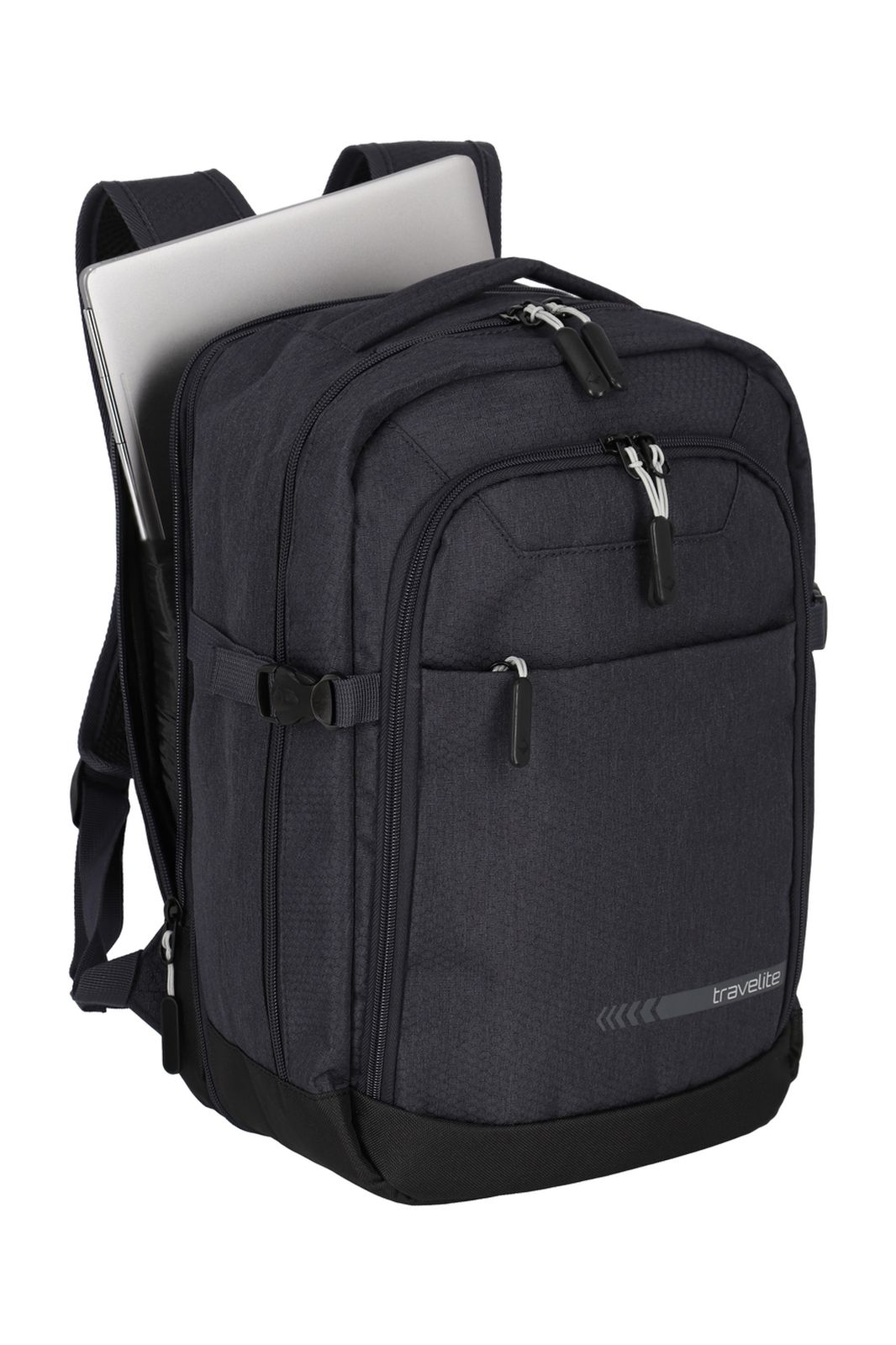 Travelite Kick Off Cabin Backpack 20 liter | Handbagage rugzak 6921 04 dark anthracite binnenkant 2