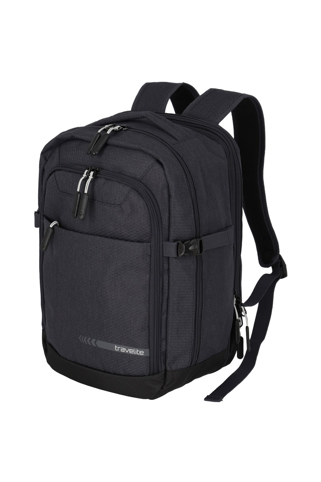 Travelite Kick Off Cabin Backpack 20 liter | Handbagage rugzak 6921 04 dark anthracite schuin