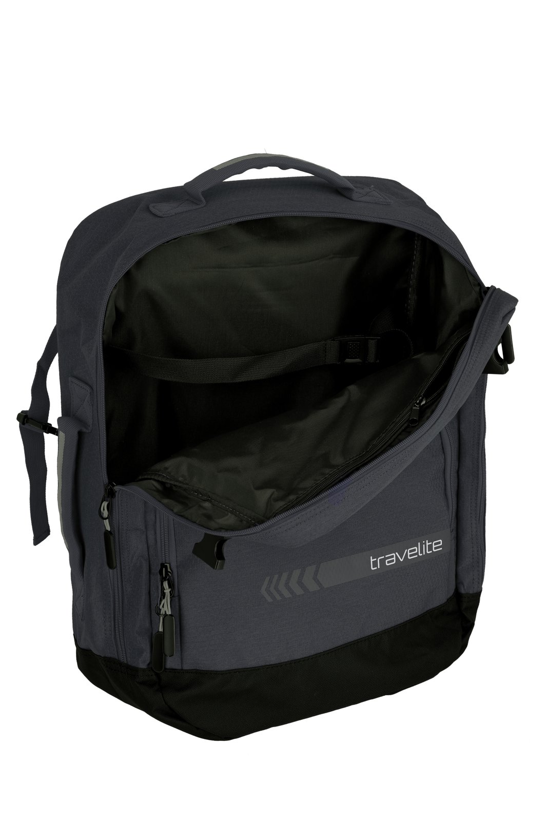 Travelite Kick Off Cabin Size Duffle/Backpack 35L | Handbagage 6912 04 dark anthracite binnekant 2