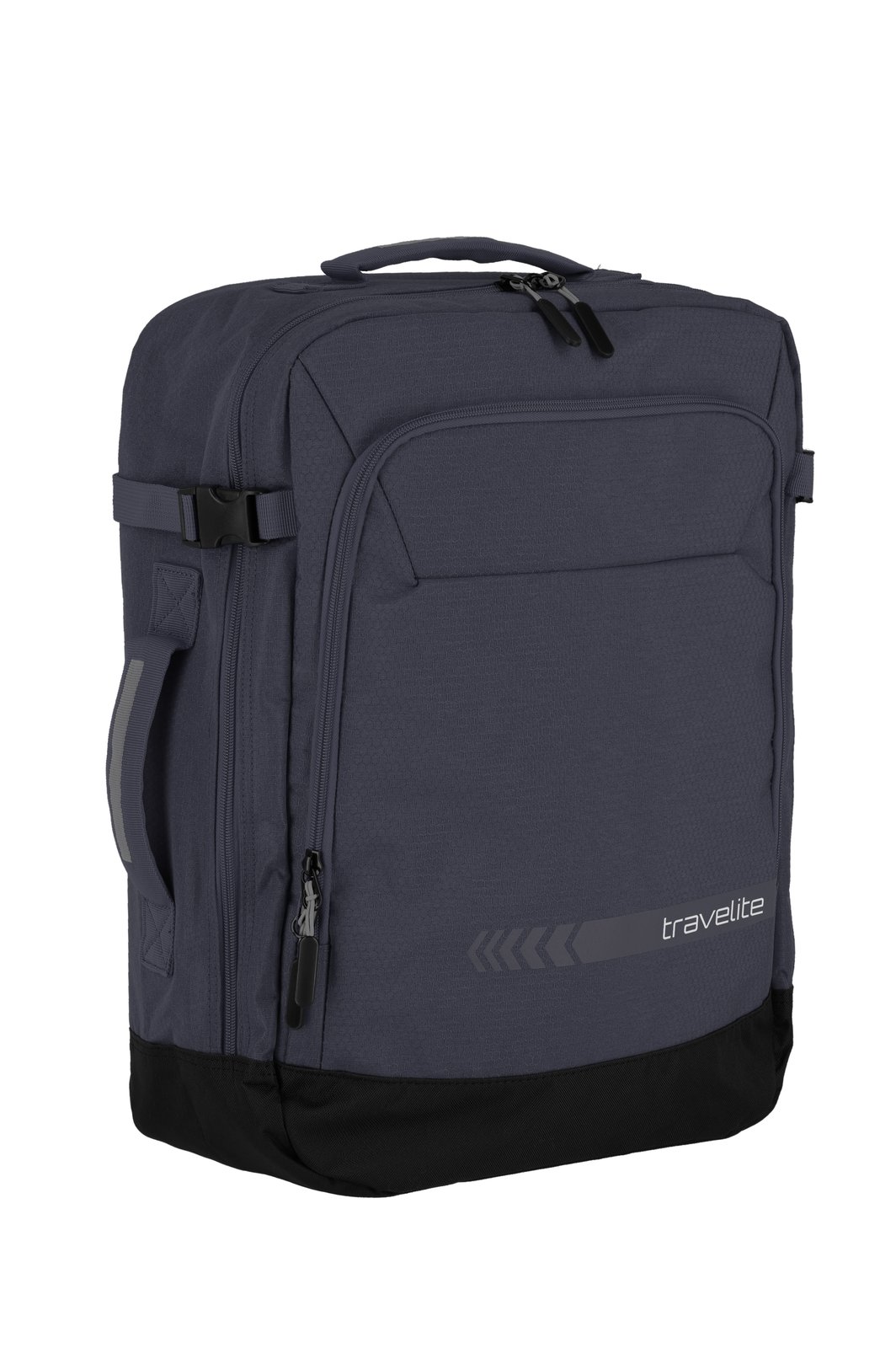 Travelite Kick Off Cabin Size Duffle/Backpack 35L | Handbagage 6912 04 dark anthracite links schuin