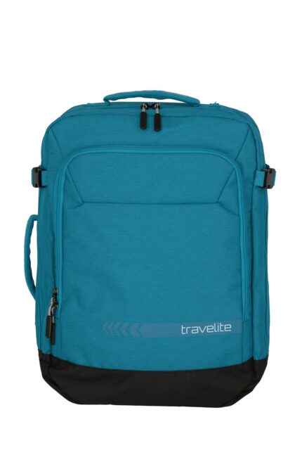 Travelite Kick Off Cabin Size Duffle/Backpack 35L | Handbagage 6912 22 petrol voorkant