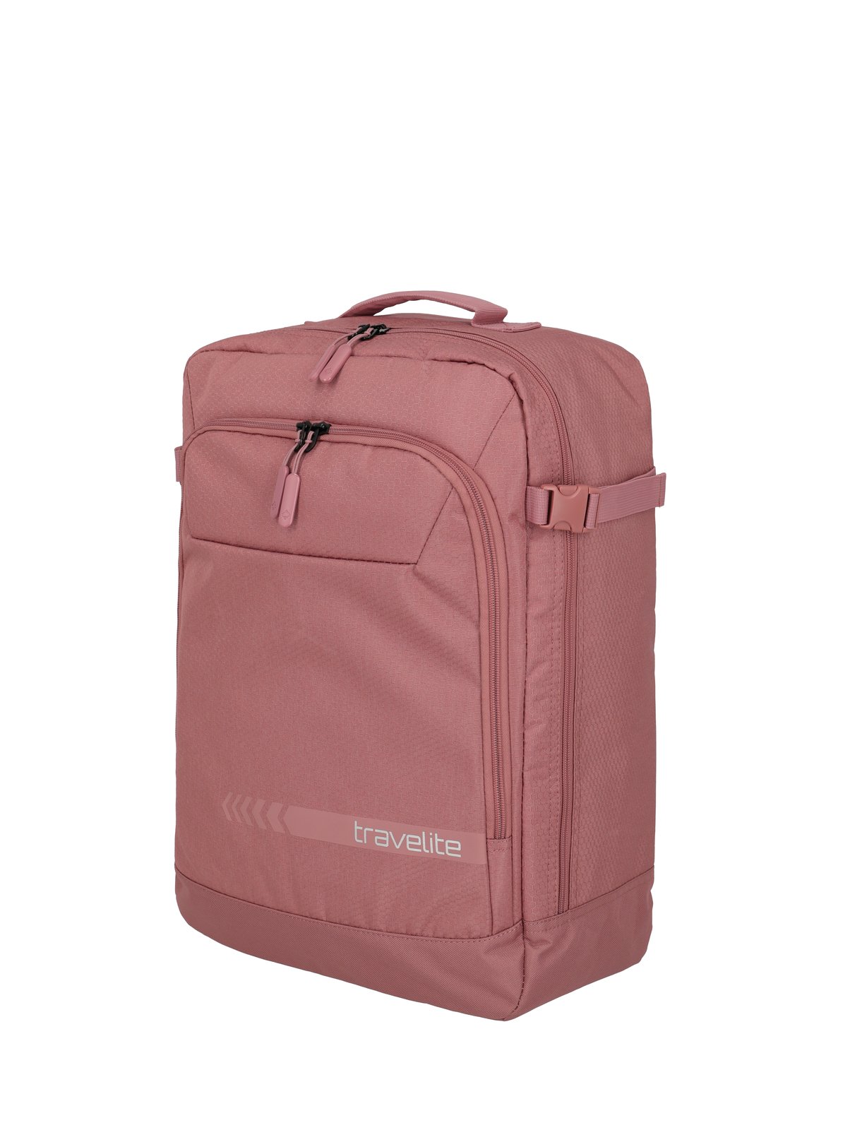 Travelite Kick Off Cabin Size Duffle/Backpack 35L | Handbagage 6912 14 rosé rechts schuin