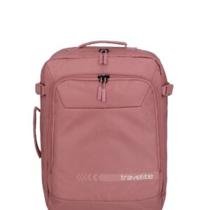 Travelite Kick Off Cabin Size Duffle/Backpack 35L | Handbagage 6912 14 rosé voorkant