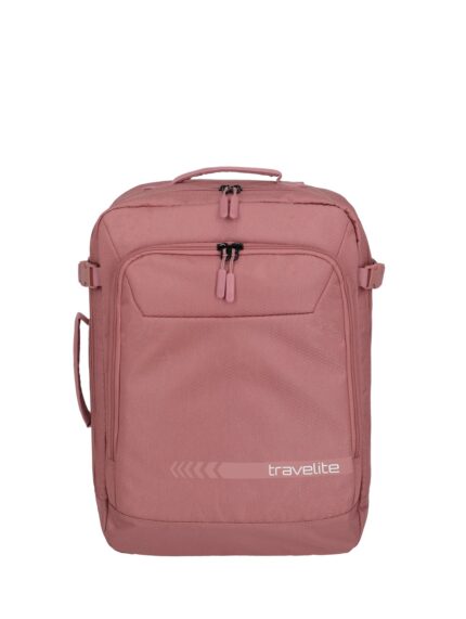 Travelite Kick Off Cabin Size Duffle/Backpack 35L | Handbagage 6912 14 rosé voorkant