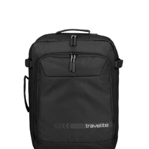 Travelite Kick Off Cabin Size Duffle/Backpack 35L | Handbagage 6912 01 zwart voorkant