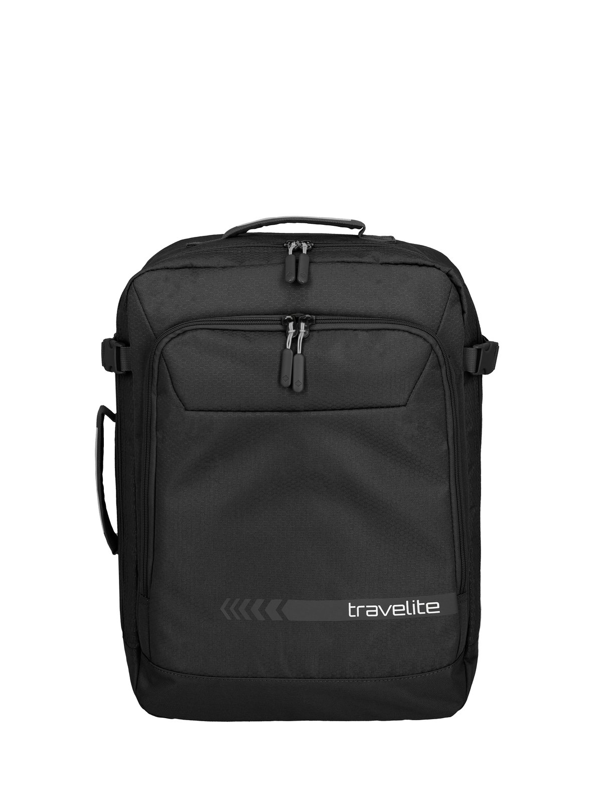 Travelite Kick Off Cabin Size Duffle/Backpack 35L | Handbagage 6912 01 zwart voorkant
