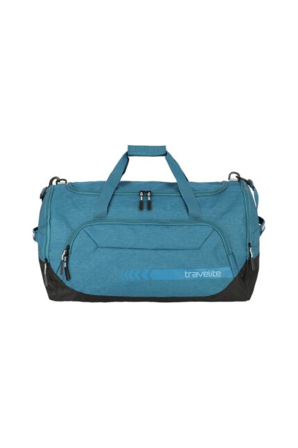 Travelite Kick Off Duffle L 73 liter | Reistas 6915 22 petrol voorkant