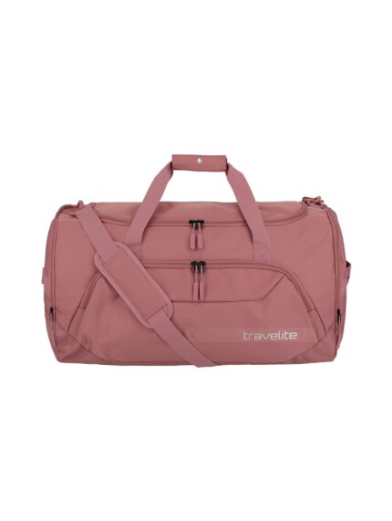 Travelite Kick Off Duffle L 73 liter | Reistas 6915 14 rosé voorkant