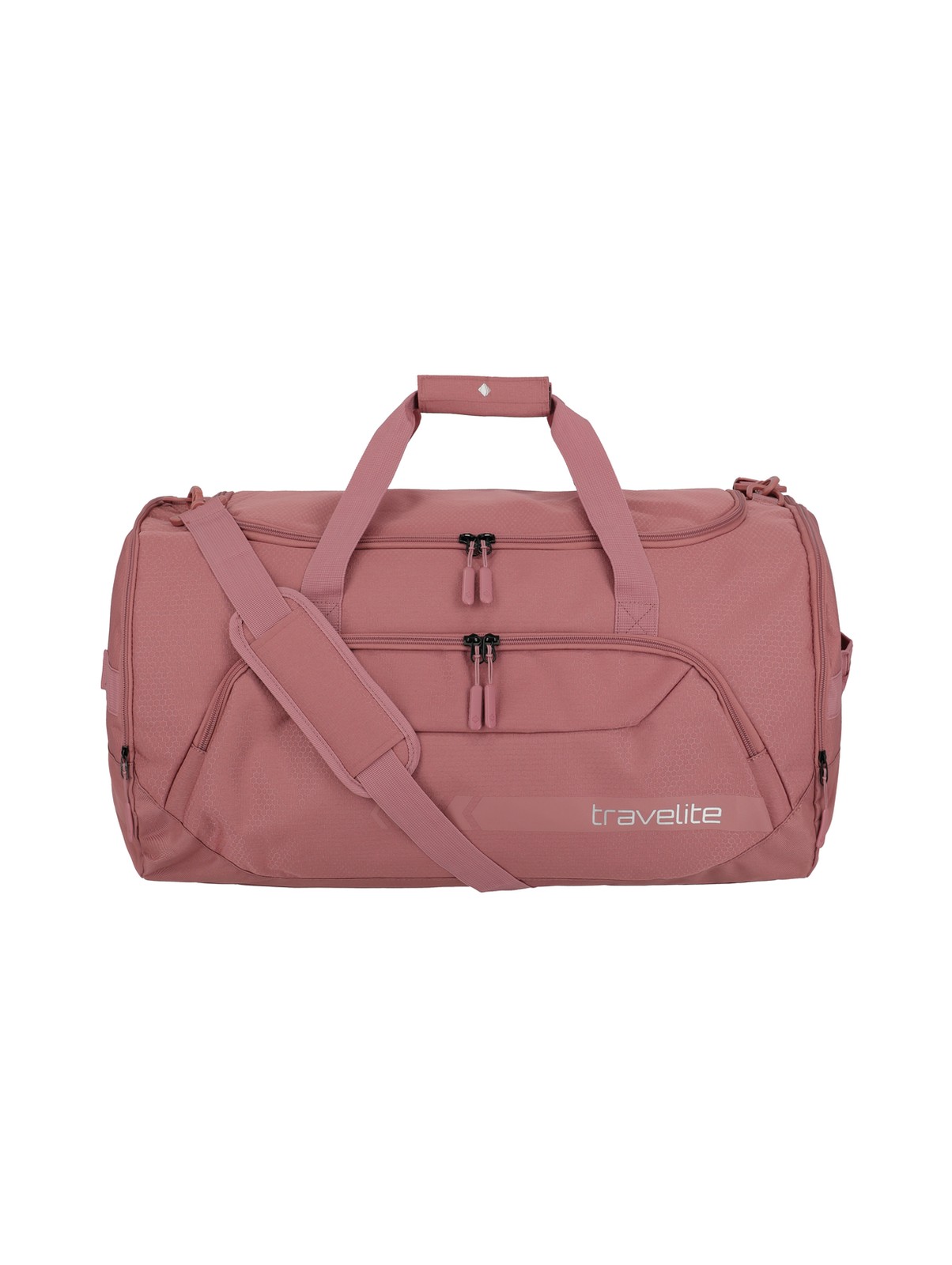 Travelite Kick Off Duffle L 73 liter | Reistas 6915 14 rosé voorkant