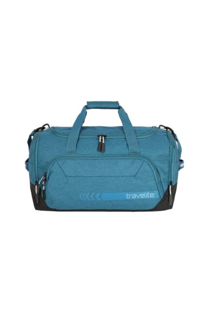 Travelite Kick Off Duffle M 45 liter | Sporttas 6914 22 petrol voorkant