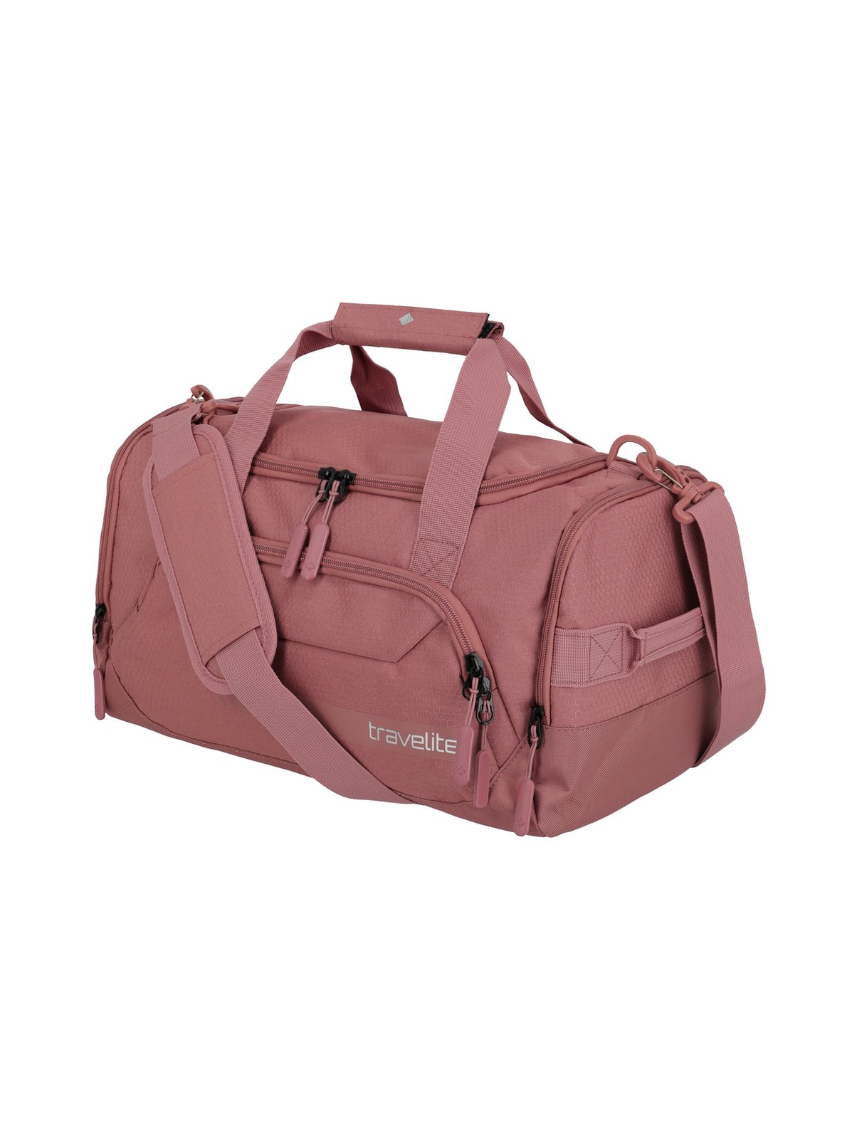 Travelite Kick Off Duffle M 45 liter | Sporttas 6914 14 rose schuin