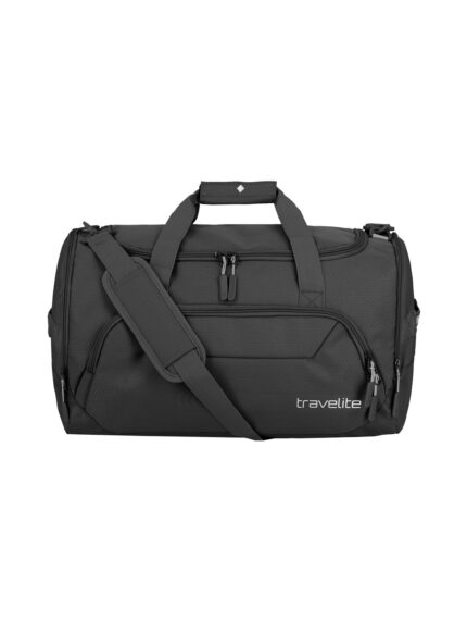 Travelite Kick Off Duffle M 45 liter | Sporttas 6914 01 zwart voorkant