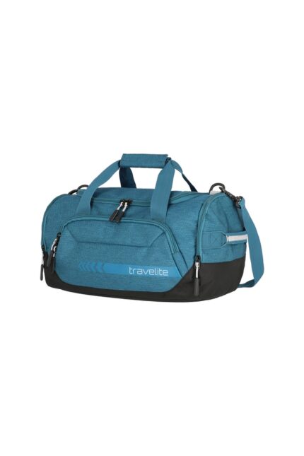 Travelite Kick Off Duffle S 23 liter | Compacte sporttas 6913 22 petrol rechts schuin