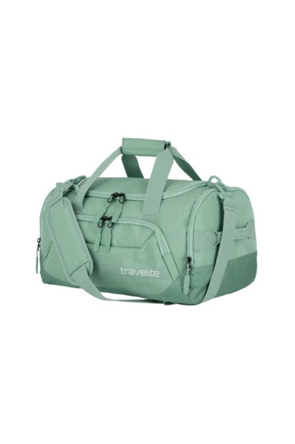 Travelite Kick Off Duffle S 23 liter | Compacte sporttas 6913 80 sage rechts schuin