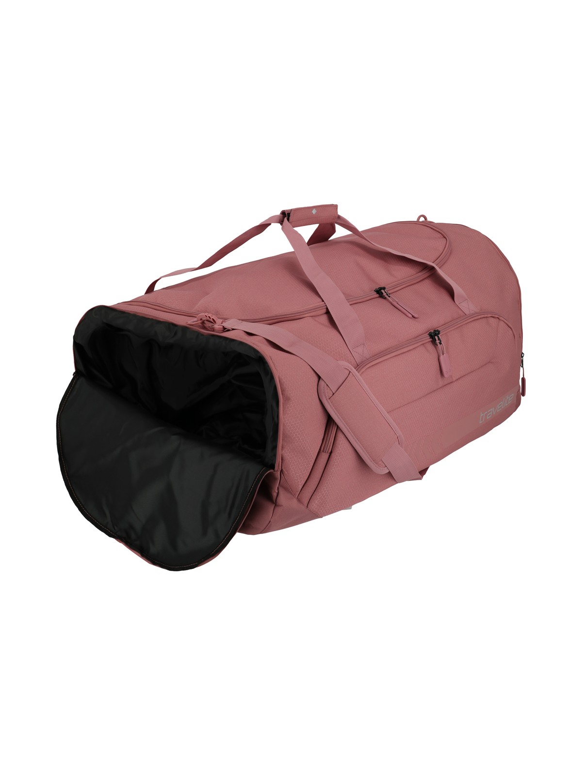Travelite Kick Off Duffle XL 120 liter | Reistas 6916 14 rosé binnenkant