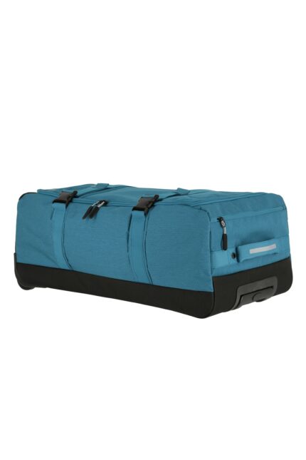 Travelite Kick Off Wheeled Duffle L | Reistas 65 liter 6910 22 petrol schuin voor