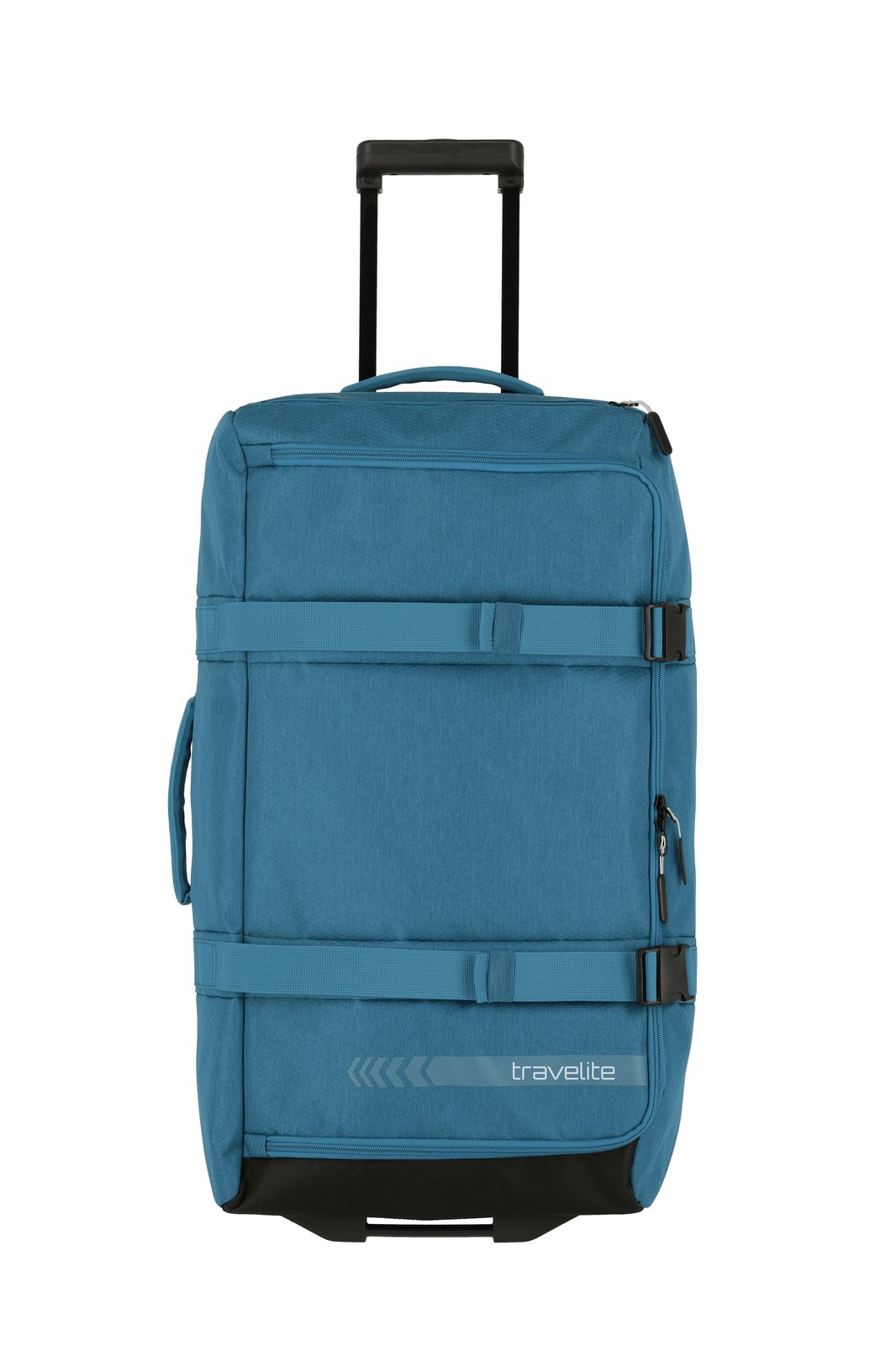 Travelite Kick Off Wheeled Duffle L | Reistas 65 liter 6910 22 petrol voorkant trekstang