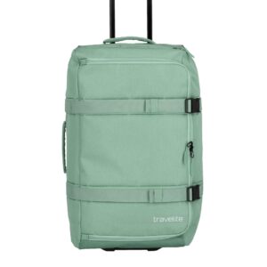 Travelite Kick Off Wheeled Duffle L | Reistas 65 liter 6910 80 sage voorkant trekstang