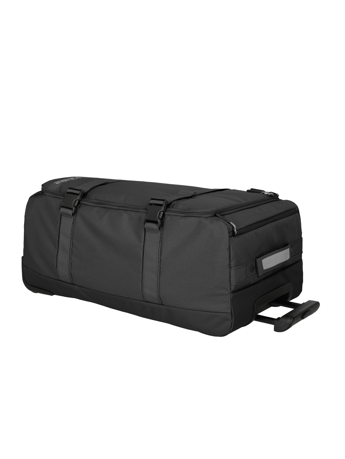 Travelite Kick Off Wheeled Duffle L | Reistas 65 liter 6909 01 zwart voorkant schuin trekstang