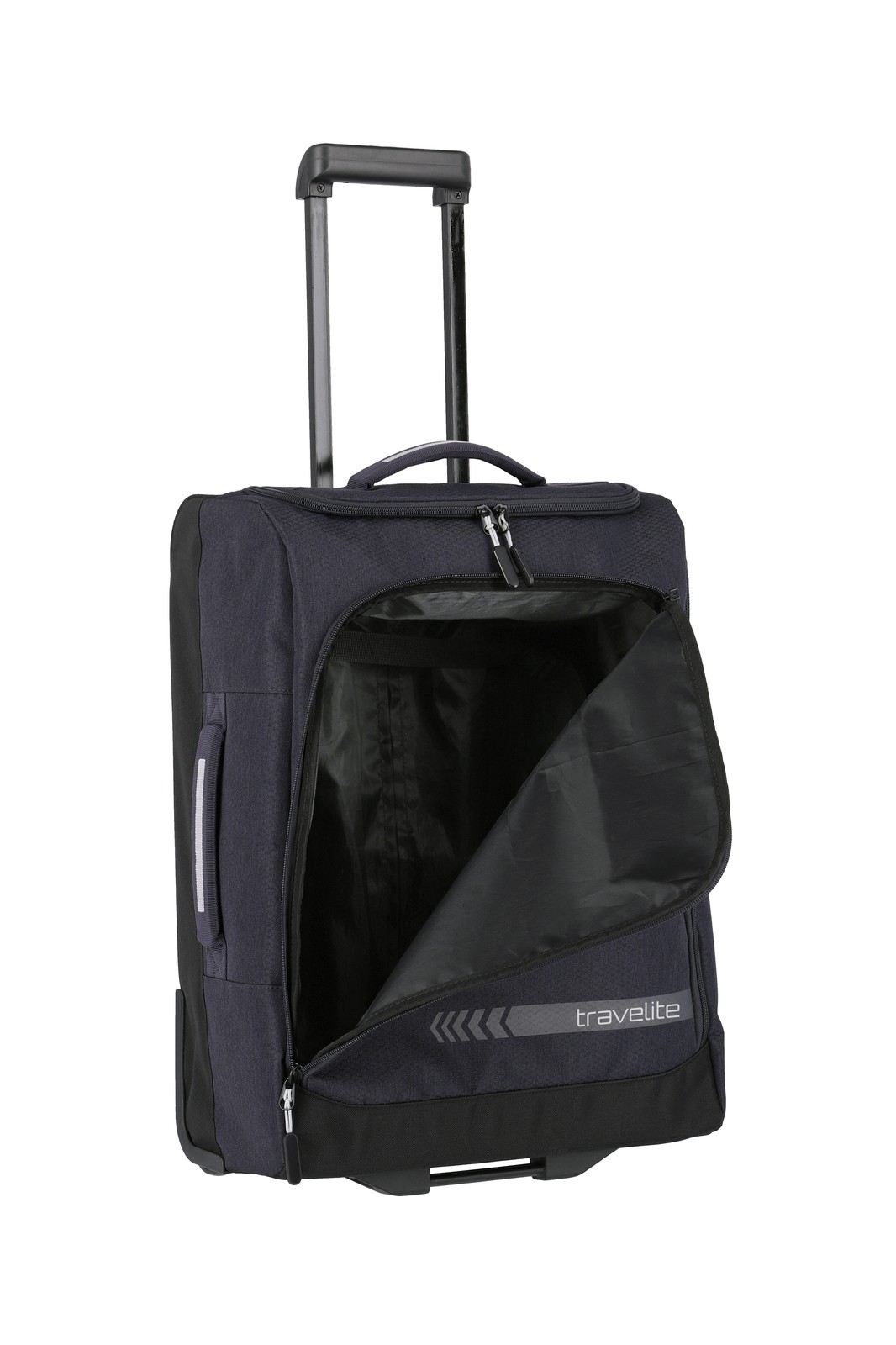 Travelite Kick Off Wheeled Duffle S 55 cm | Reistas dark anthracite open 2