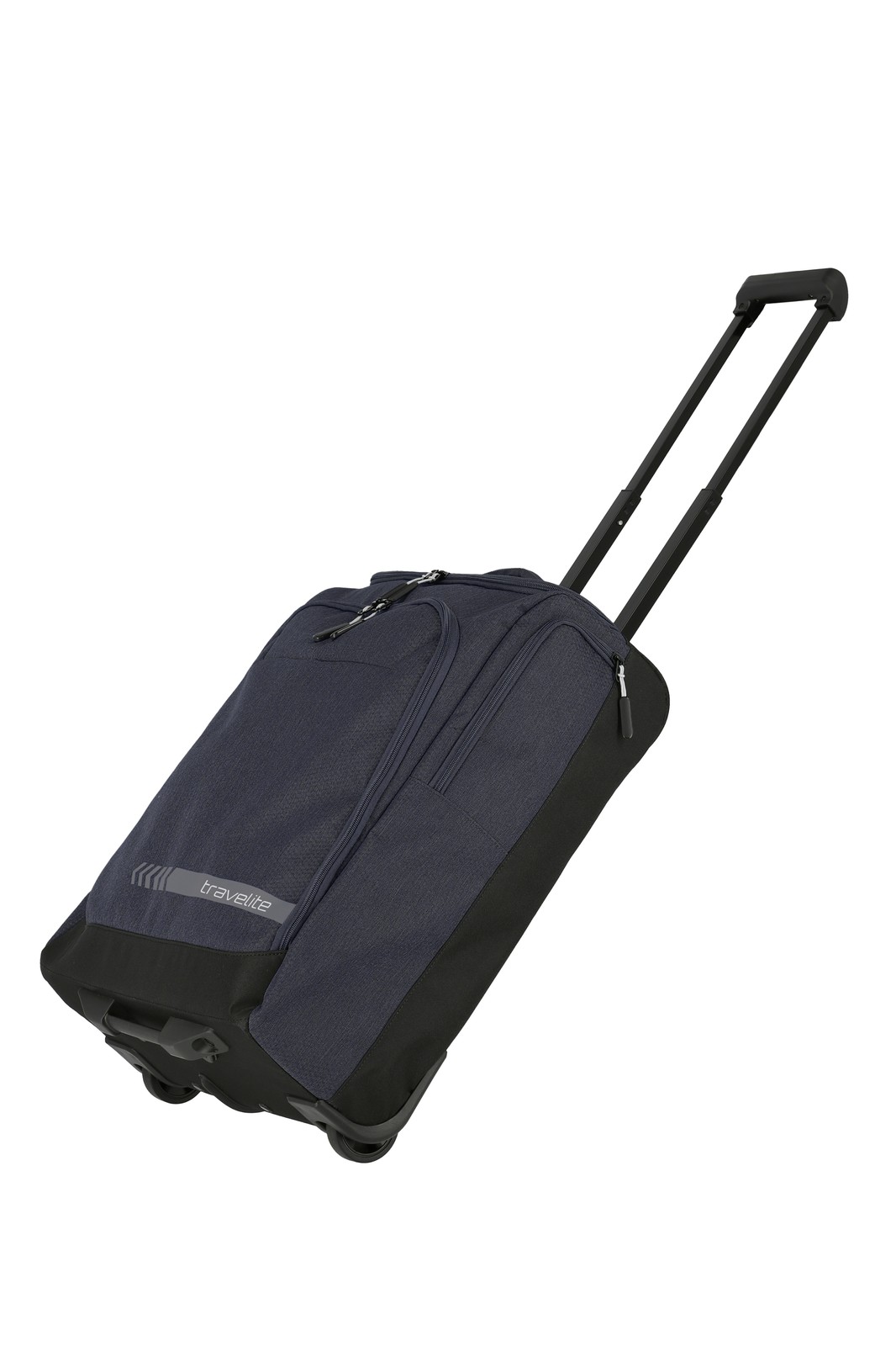 Travelite Kick Off Wheeled Duffle S 55 cm | Reistas dark anthracite schuin voor