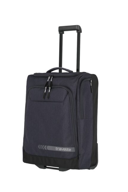 Travelite Kick Off Wheeled Duffle S 55 cm | Reistas dark anthracite schuin rechts