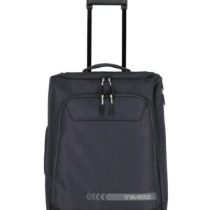Travelite Kick Off Wheeled Duffle S 55 cm | Reistas dark anthracite voorkant