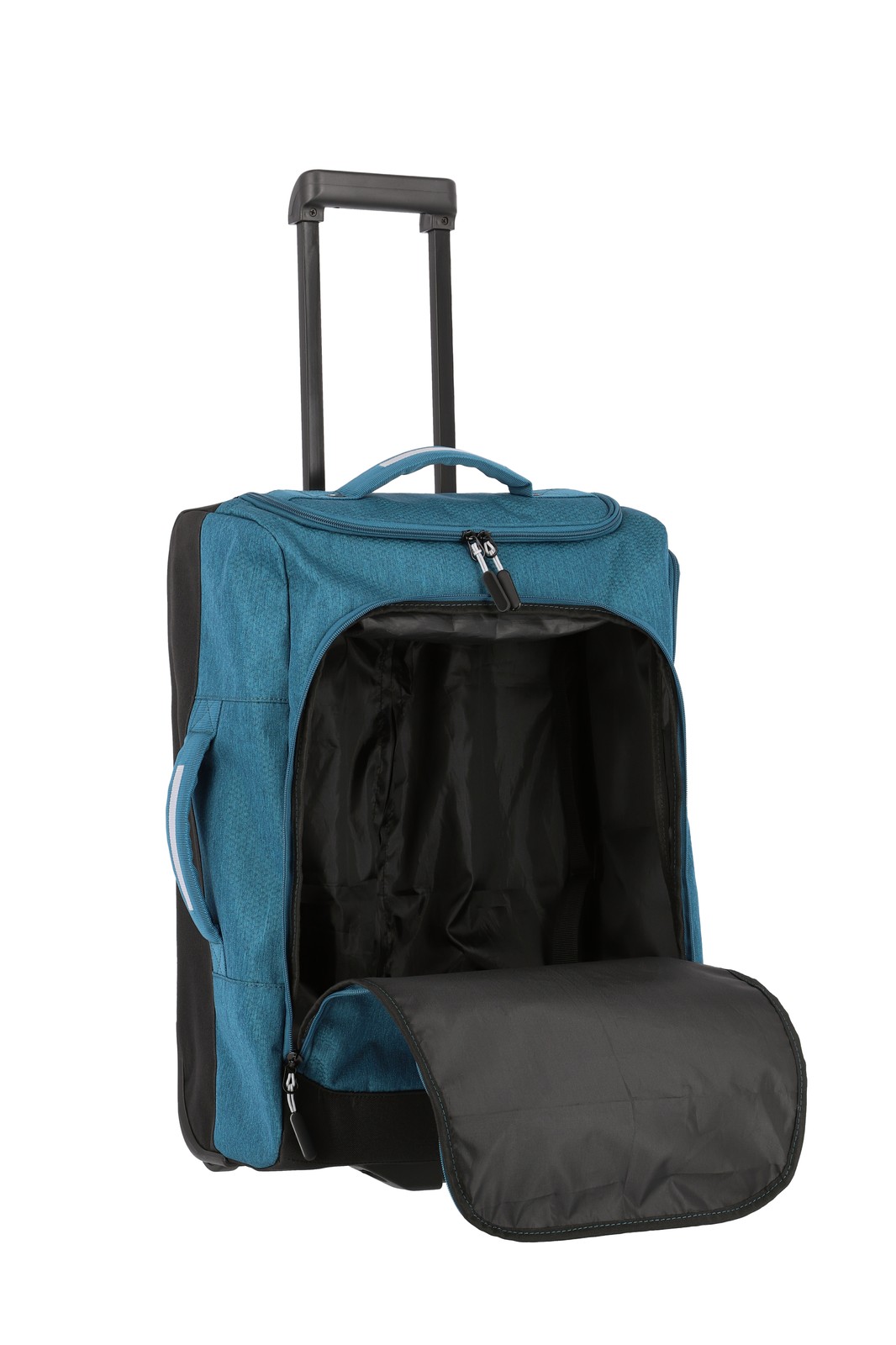 Travelite Kick Off Wheeled Duffle S 55 cm | Reistas 6909 22 petrol open