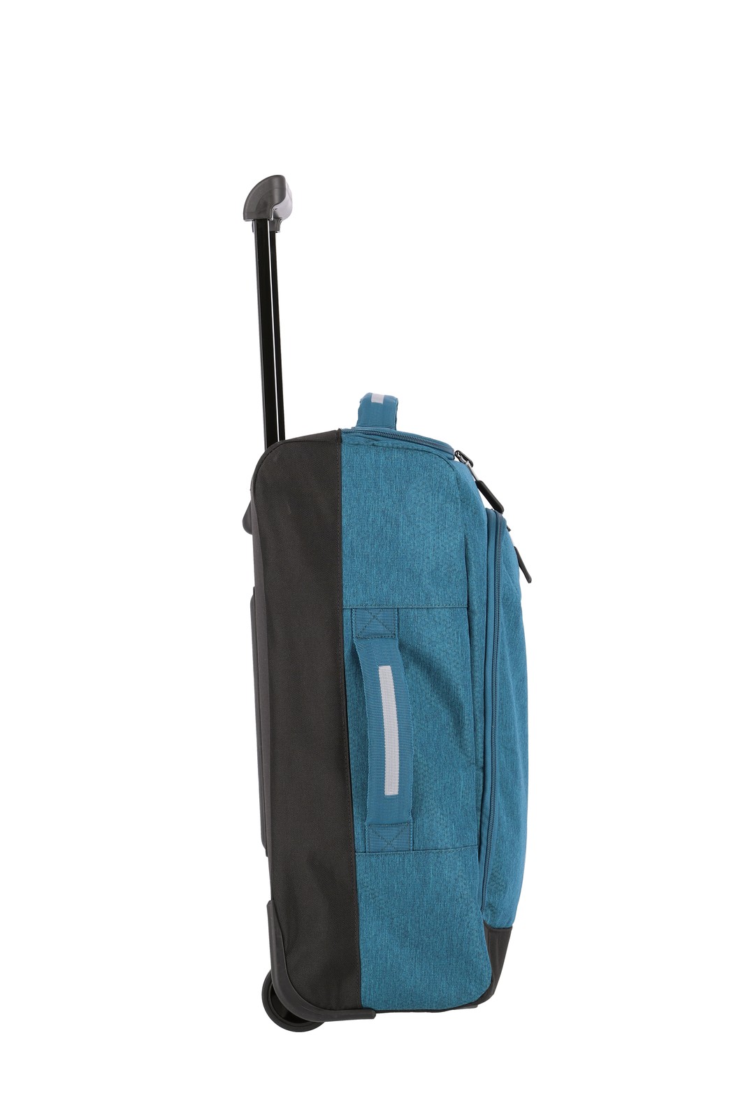 Travelite Kick Off Wheeled Duffle S 55 cm | Reistas 6909 22 petrol zijkant links