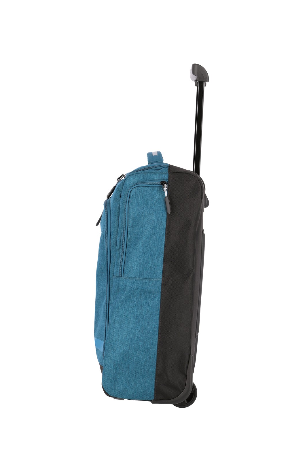 Travelite Kick Off Wheeled Duffle S 55 cm | Reistas 6909 22 petrol zijkant