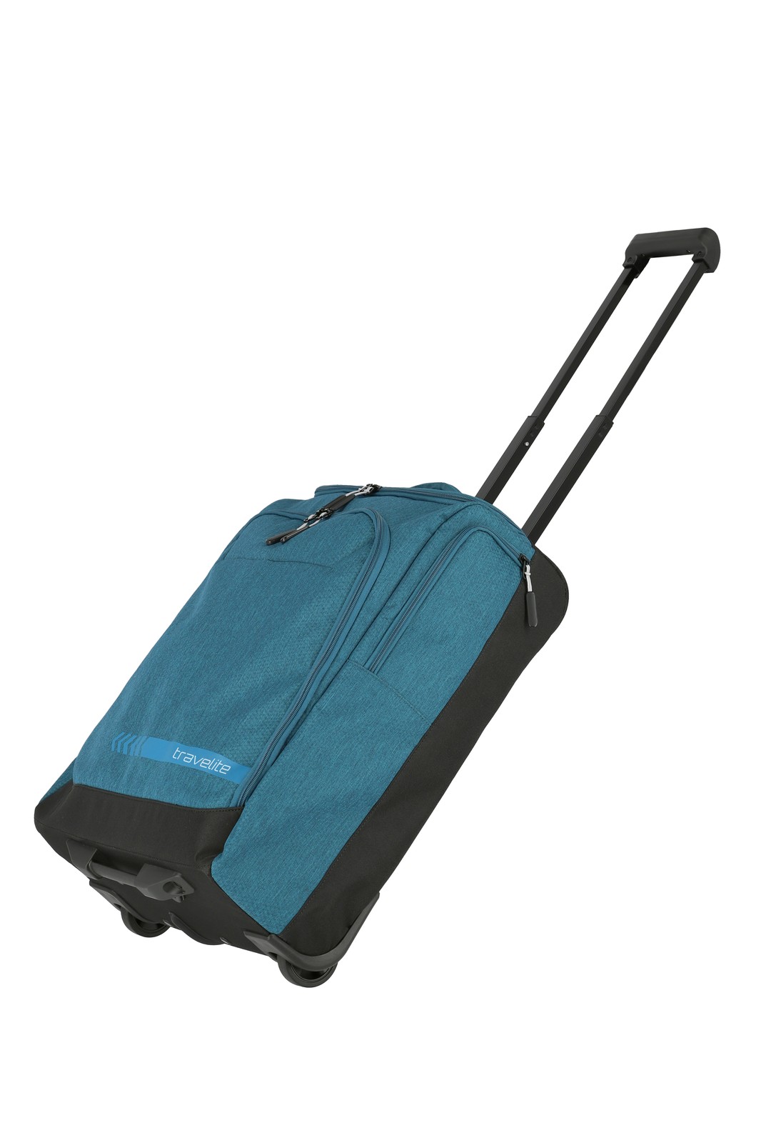 Travelite Kick Off Wheeled Duffle S 55 cm | Reistas 6909 22 petrol schuin