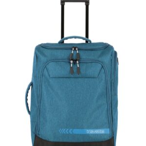 Travelite Kick Off Wheeled Duffle S 55 cm | Reistas 6909 22 petrol voorkant