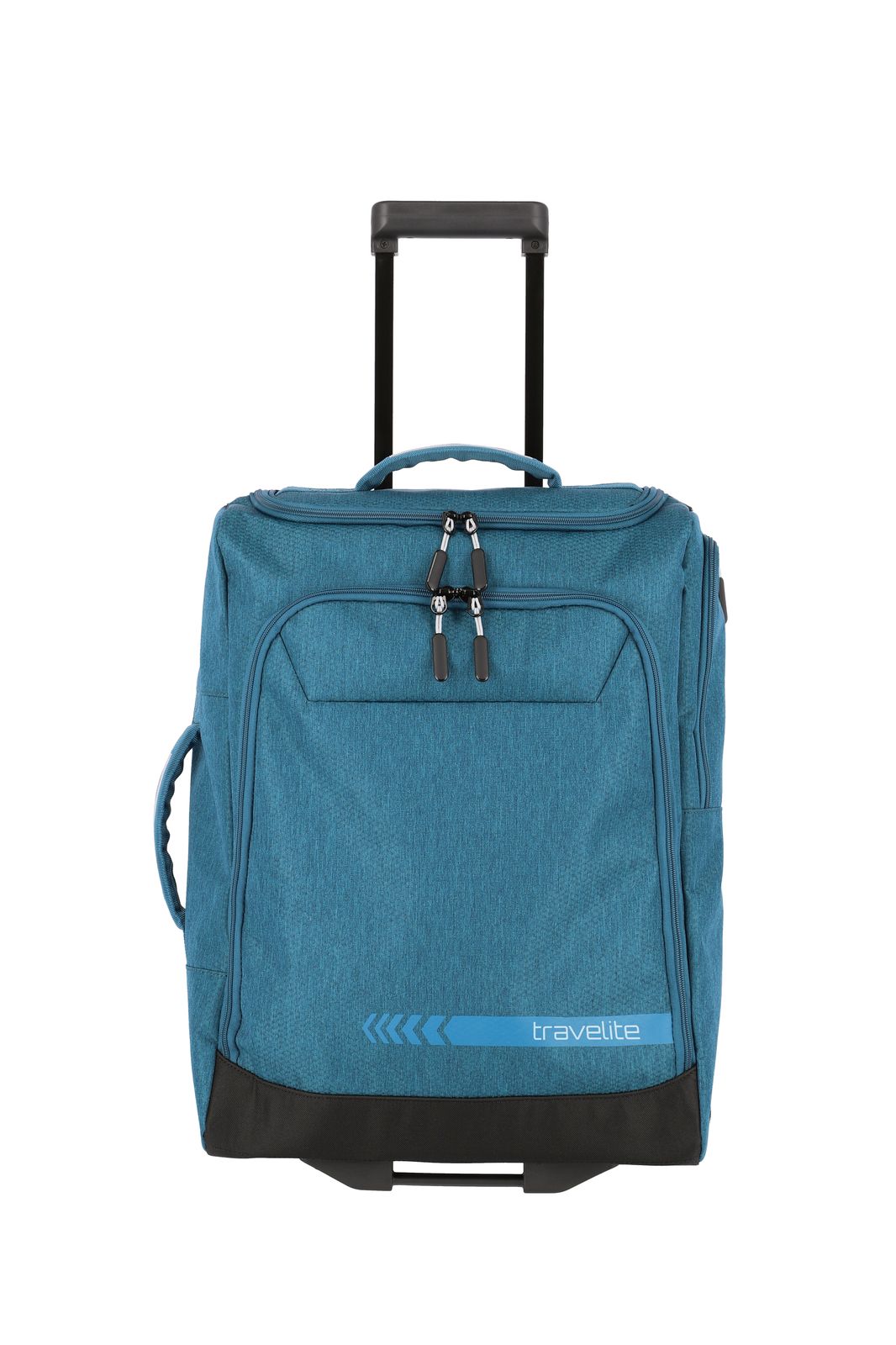 Travelite Kick Off Wheeled Duffle S 55 cm | Reistas 6909 22 petrol voorkant