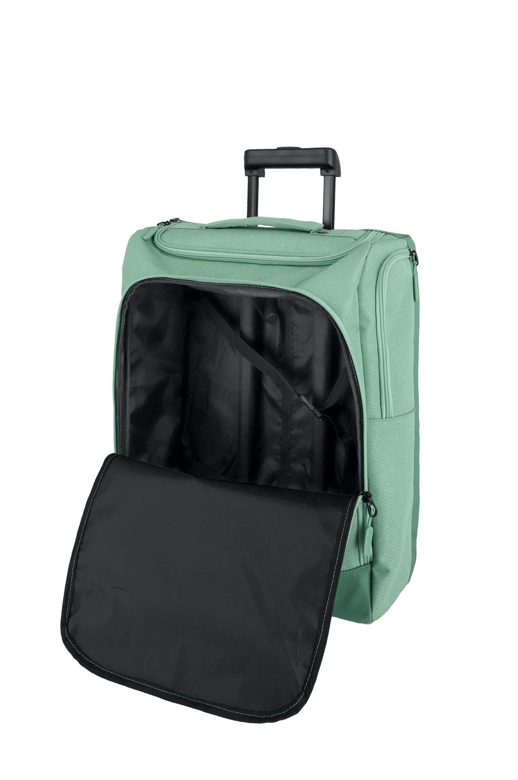 Travelite Kick Off Wheeled Duffle S 55 cm | Reistas 6909 80 sage green binnenkant