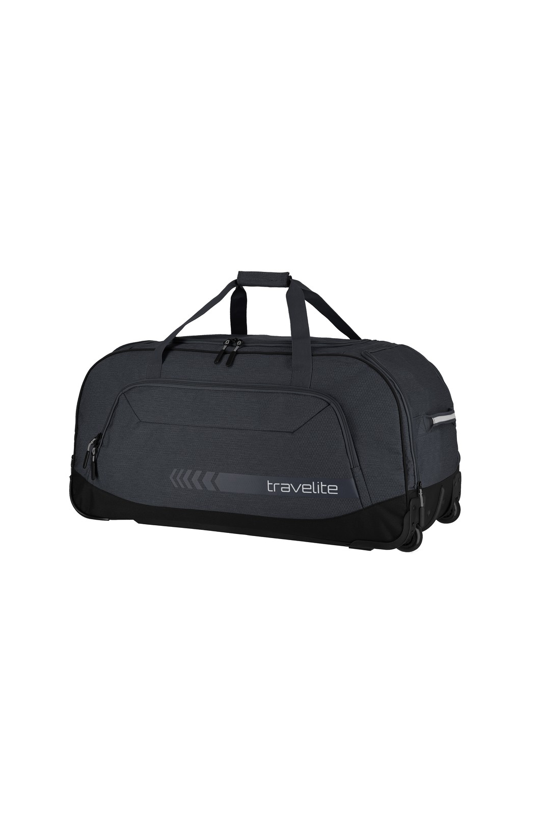 Travelite Kick Off Wheeled Duffle XL | Reistas 120 liter 6911 04 dark anthracite voorkant schuin